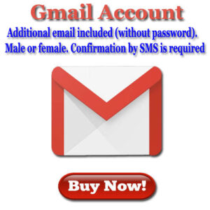 Additional email included (without password). Male or female